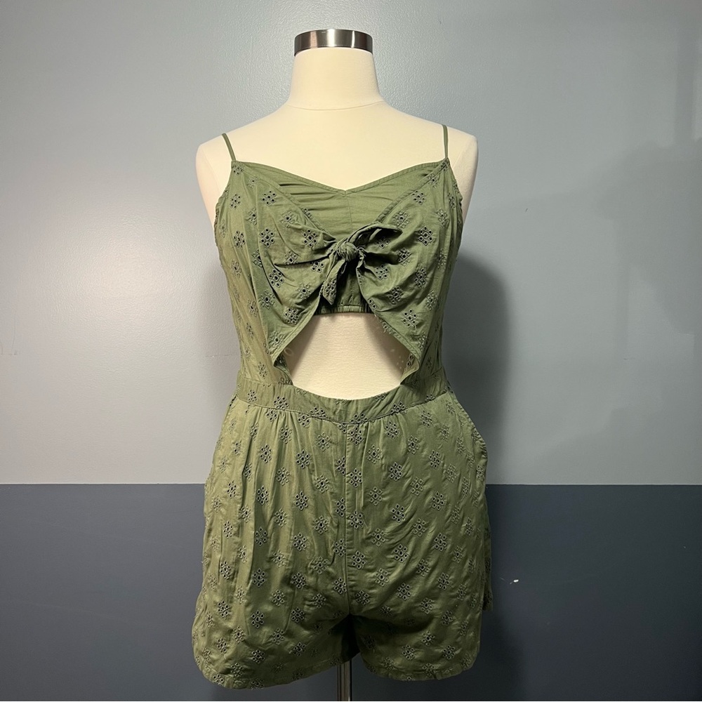 Olive Green Romper